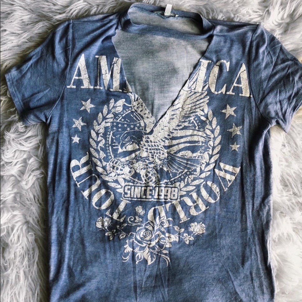 America World Tour graphic T-shirt